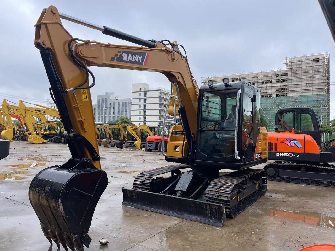 2022 사용된 Sany SY75C 발굴기 Sany Crawler 7.5 톤 미니 발굴기