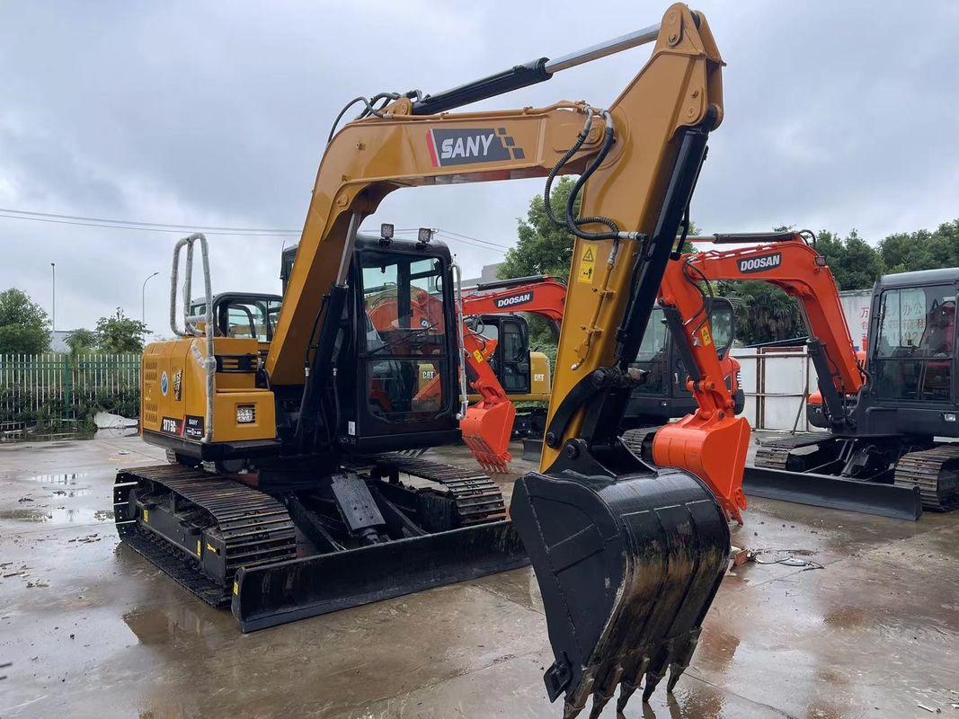 2022 사용된 Sany SY75C 발굴기 Sany Crawler 7.5 톤 미니 발굴기