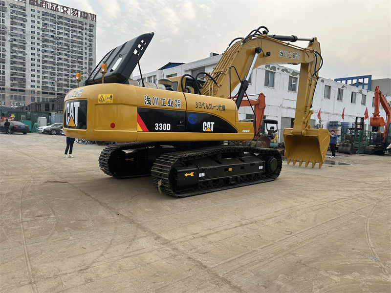 사용 된 Caterpillar CAT 330D 크롤러 발굴기 30 톤 대형 건설 프로젝트