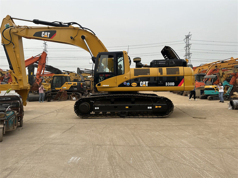 사용 된 Caterpillar CAT 330D 크롤러 발굴기 30 톤 대형 건설 프로젝트