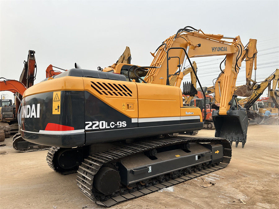 오리지널 현대 220 발굴기 수압 크롤러 생산 한국 R220lc 9s