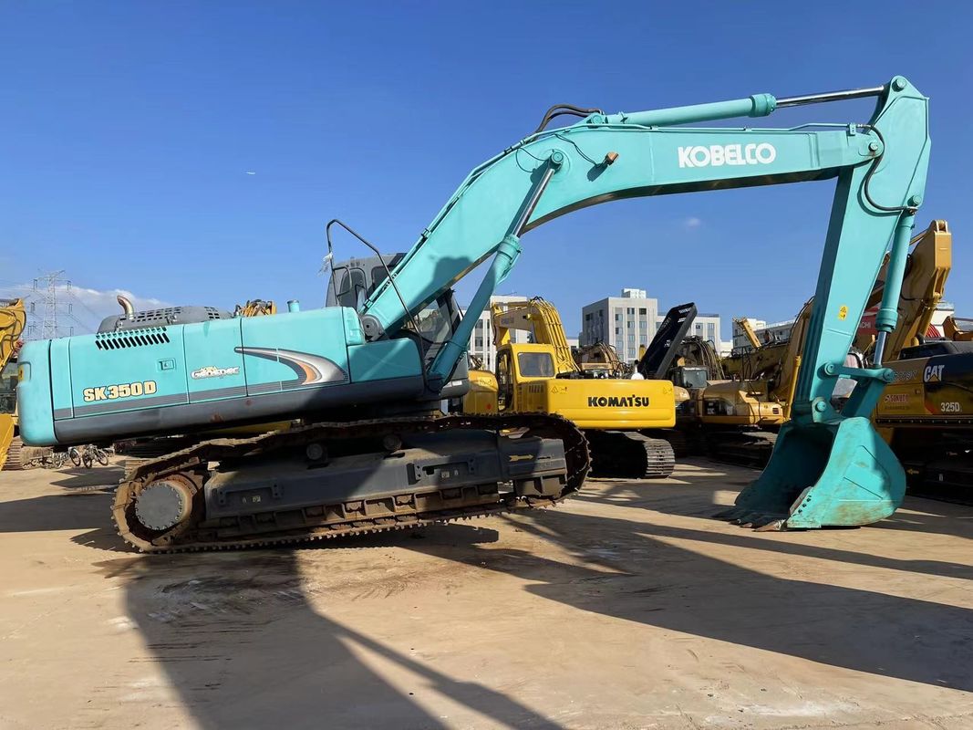 사용 된 35톤 크기의 Kobelco 발굴기 SK350LC-8 사용 된 깨끗한 발굴기 재고
