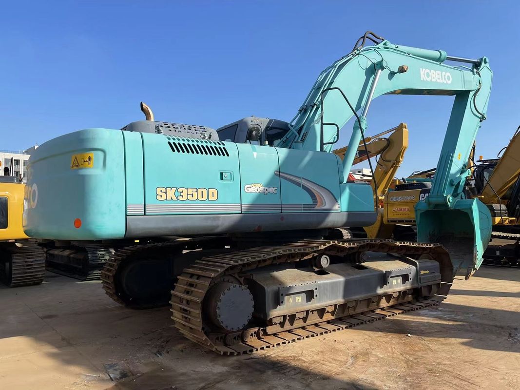 사용 된 35톤 크기의 Kobelco 발굴기 SK350LC-8 사용 된 깨끗한 발굴기 재고