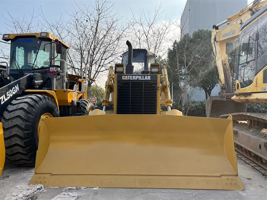 사용 된 CAT Caterpillar D7G 크롤러 트랙터 볼도저 칼과 리퍼와 함께 좋은 상태