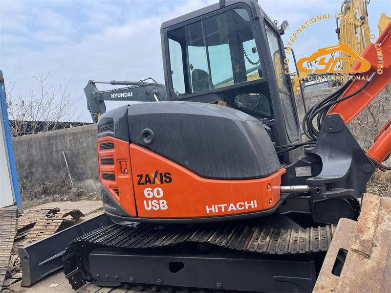 사용 된 히타치 ZX60USB 미니 발굴기 사용 된 6톤 히타치 ZX60 크롤러 발굴기