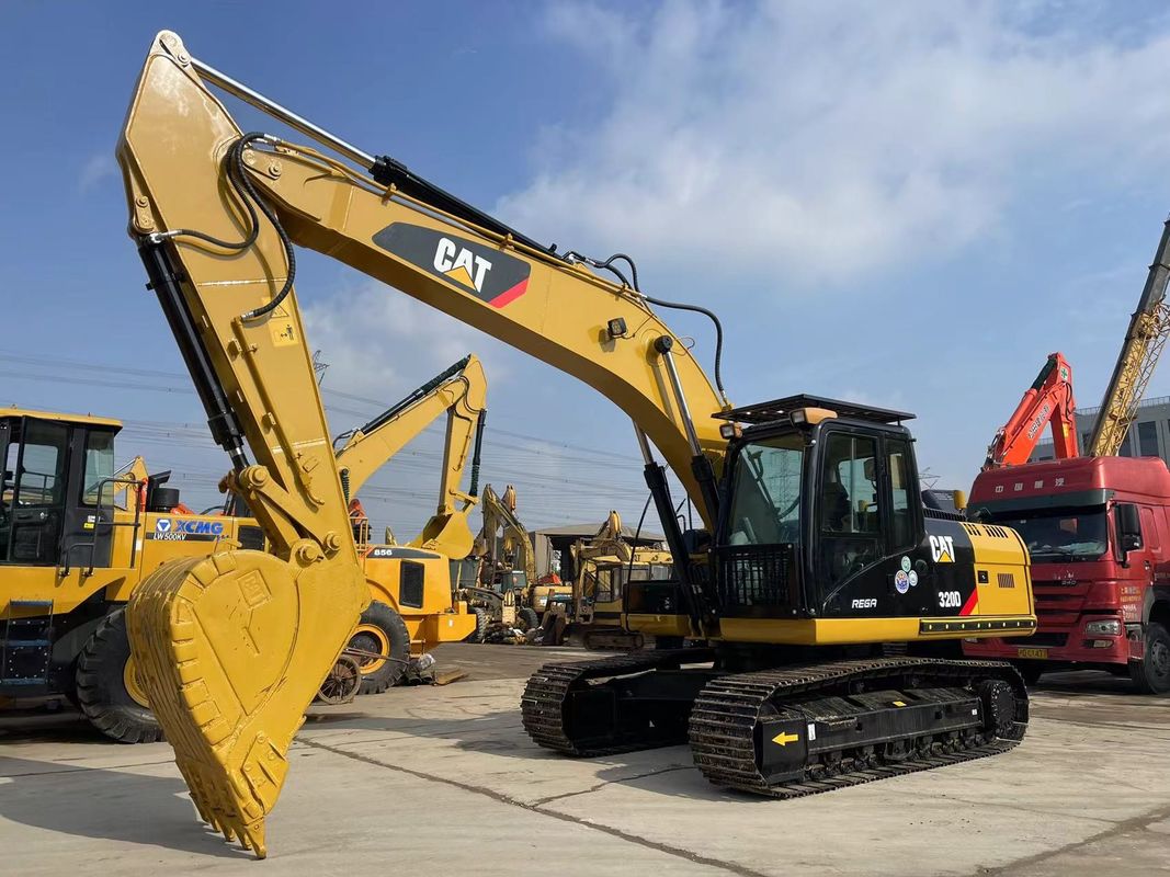 사용 된 Caterpillar 320D 출력 3066 엔진 20톤 중형 CAT 320 출력