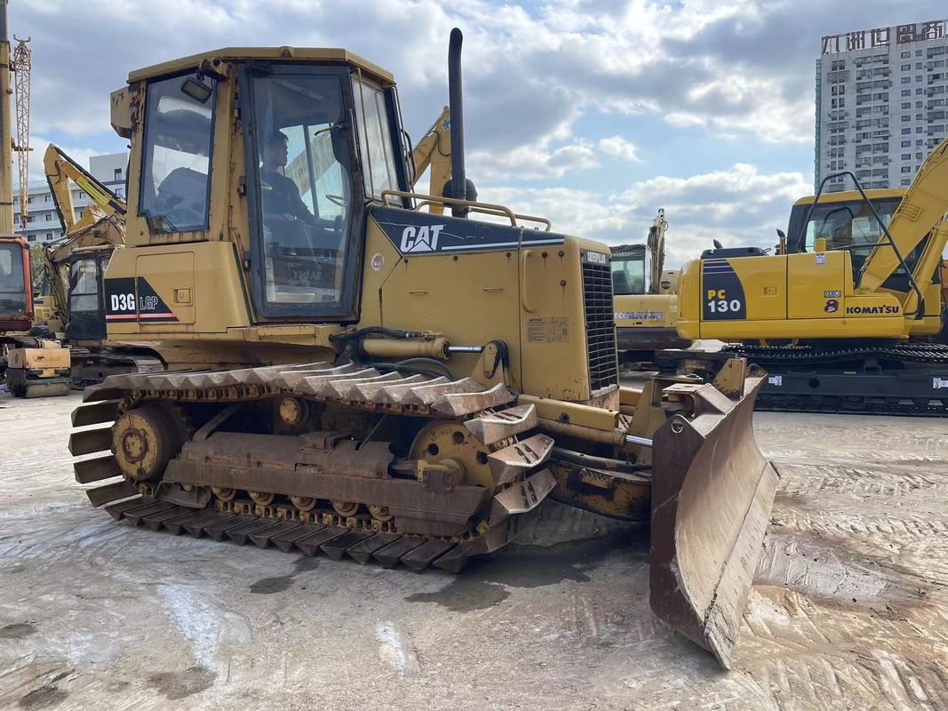 원래 색상 사용 된 Caterpillar Dozer 중고 Cat D3G 볼도저