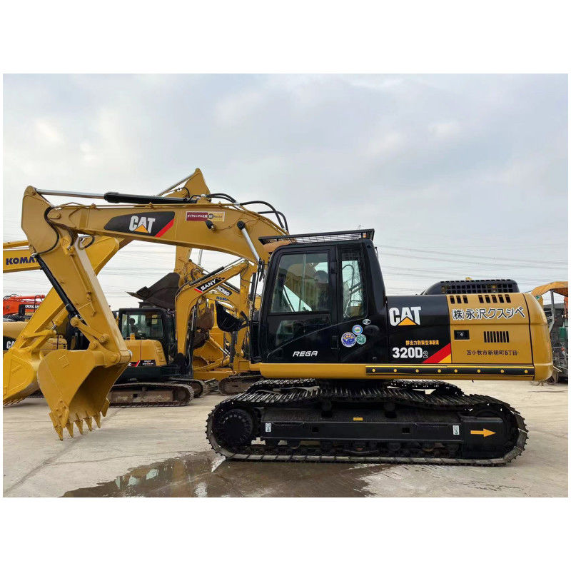 500~2000시간 사용된 오일 누출이 없는 Caterpillar 320D2 발굴기