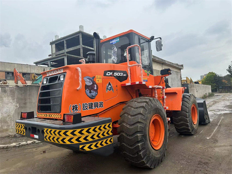 원본 사용 된 Doosan DL503-9C 휠 로더 Doosan DL503 사용 된 전면 로더