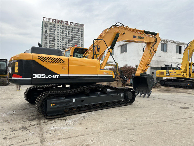 30 톤 중고용 현대 R305LC-9S 발굴기 한국 중고용 현대 305 광산 발굴기