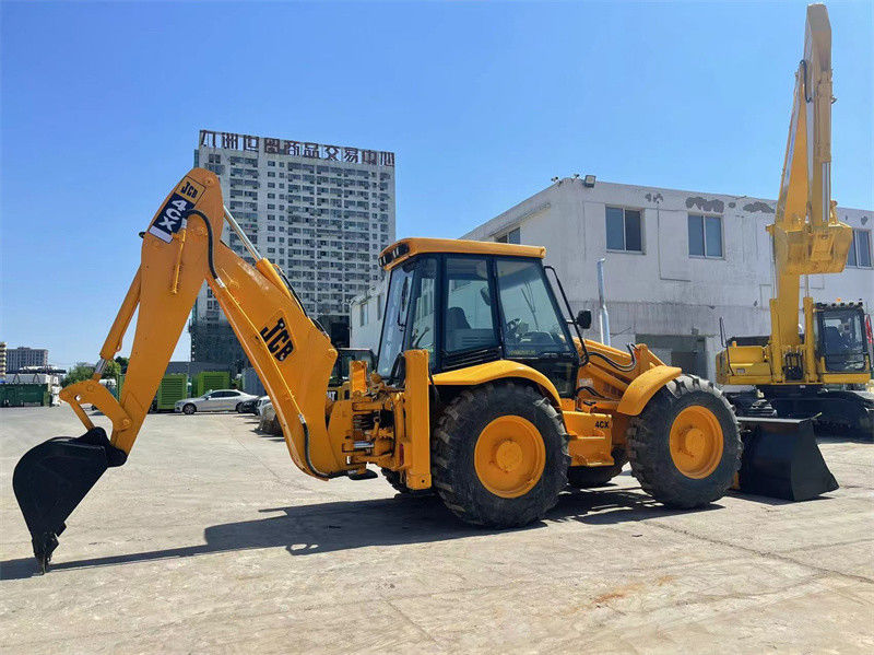 원산지 미국 사용 된 JCB 4CX 배크호 로더 중고 JCB 4CX 휠 배크호 로더