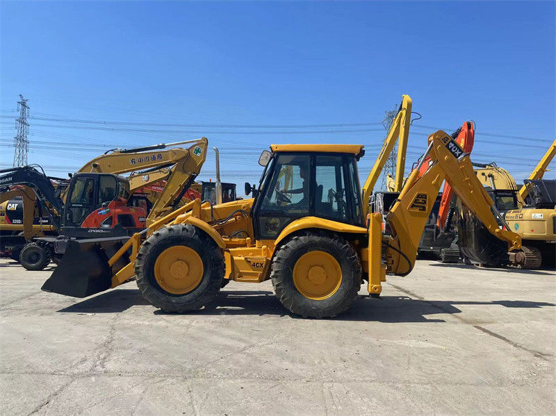 원산지 미국 사용 된 JCB 4CX 배크호 로더 중고 JCB 4CX 휠 배크호 로더