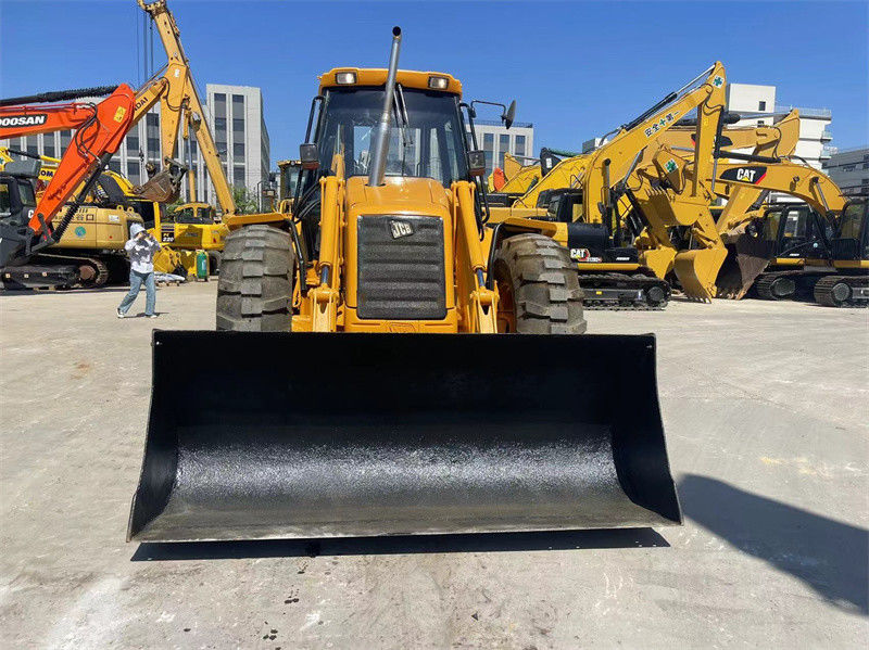 원산지 미국 사용 된 JCB 4CX 배크호 로더 중고 JCB 4CX 휠 배크호 로더