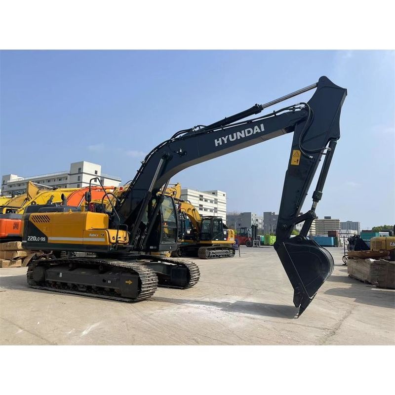 중량 디거 현대 R220 9S 전체 차원 9.55m*2.99m*3.08m