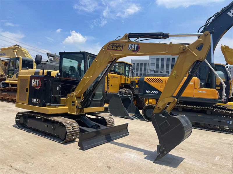 새 새 CAT 305.5 5.5 톤 Caterpillar 305.5 미니 크롤러 발굴기