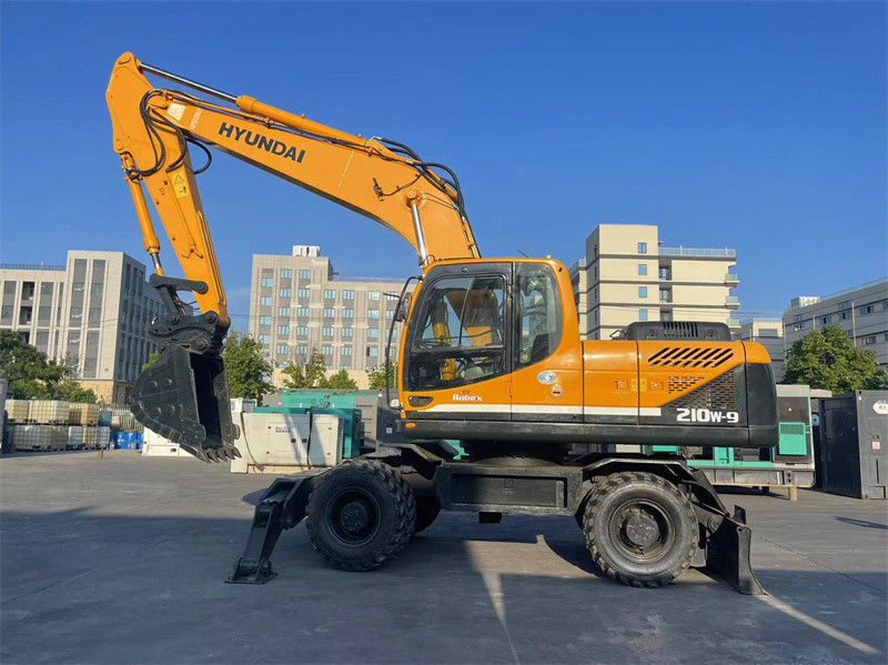 20 톤 한국 중고용 현대 R210W-9 휠 발굴기 현대 210 휠 발굴기