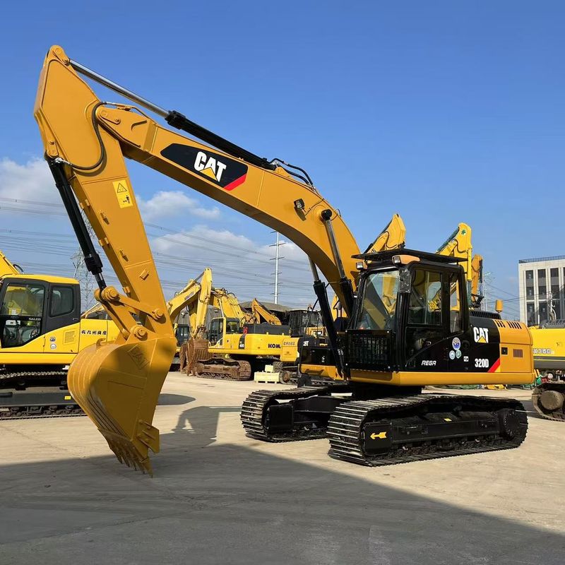 20 톤 CAT 320D 발굴기 우수한 상태 광산 건설용 중간 크기