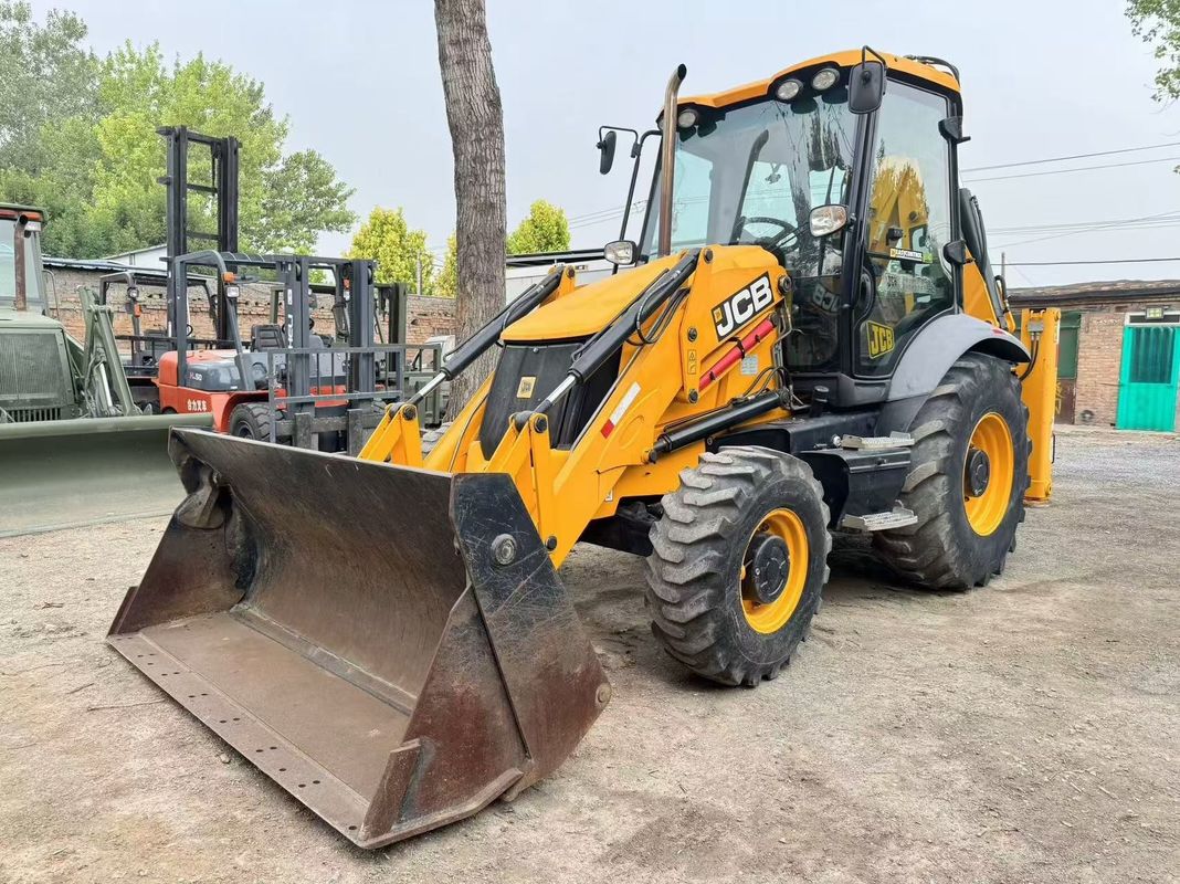 사용 된 JCB 3CX 배크호 로더와 분할 버킷 확장 팔 JCB 3CX 배크호 발굴기