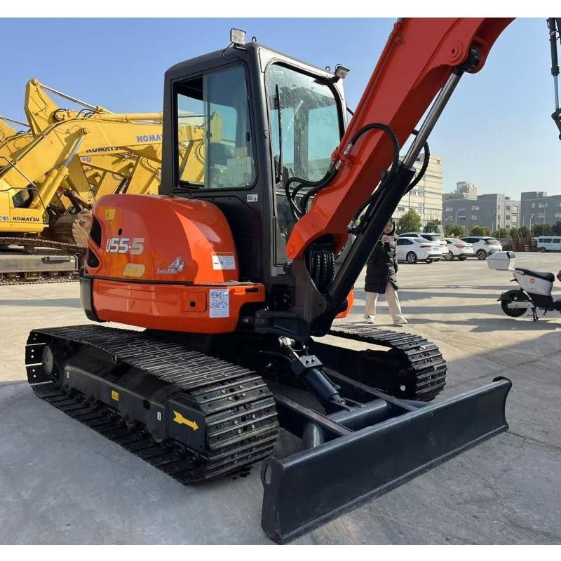 쿠보타 KX155 일본 발굴기 36.5 KN 건설용 버킷 발굴력