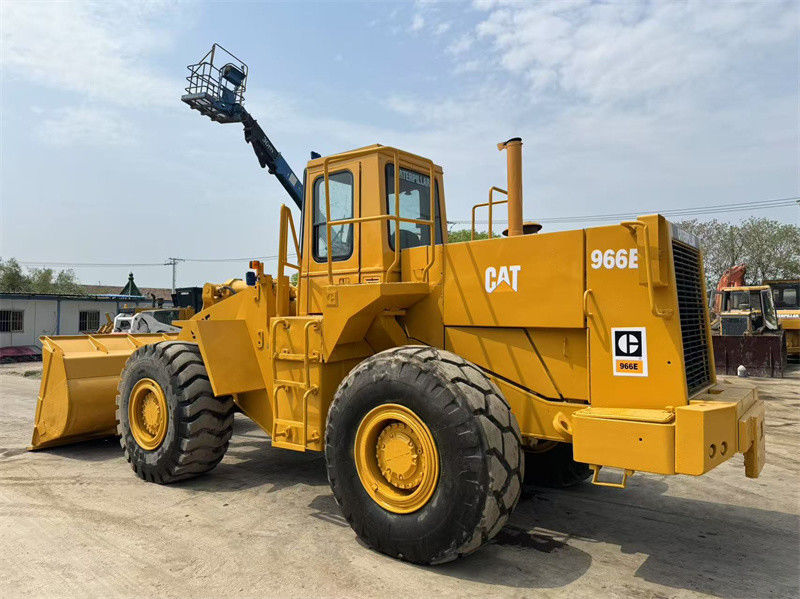 원본 사용 된 CAT 966E 휠 로더 Caterpillar CAT 966 전면 로더 배송 준비