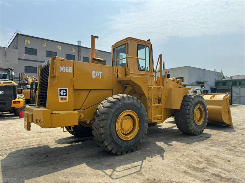 원본 사용 된 CAT 966E 휠 로더 Caterpillar CAT 966 전면 로더 배송 준비