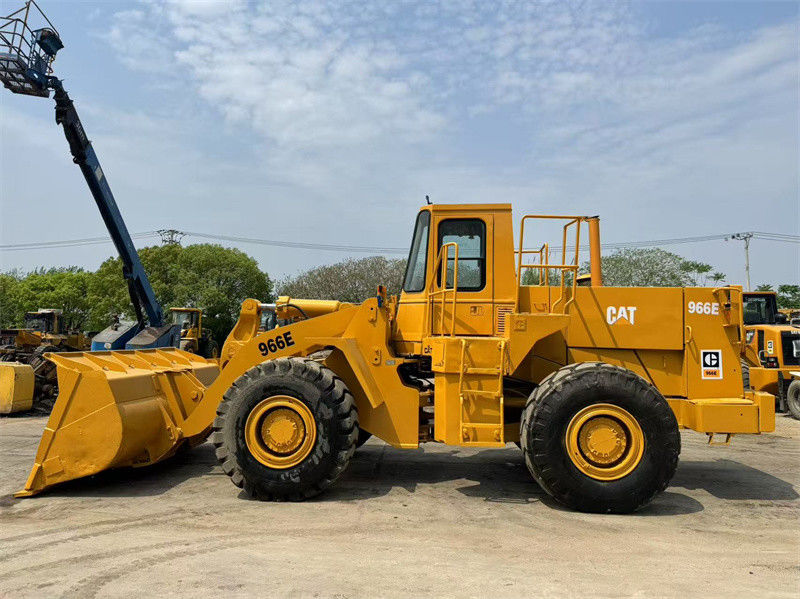 원본 사용 된 CAT 966E 휠 로더 Caterpillar CAT 966 전면 로더 배송 준비