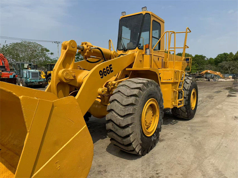 원본 사용 된 CAT 966E 휠 로더 Caterpillar CAT 966 전면 로더 배송 준비