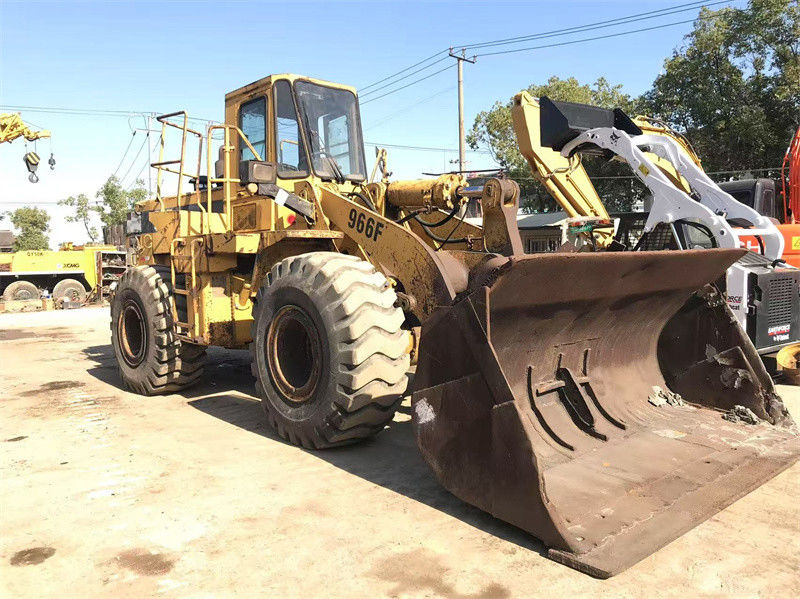 원본 페인트 사용 된 CAT 966F 휠 로더 중고 Caterpillar CAT 966 전면 로더
