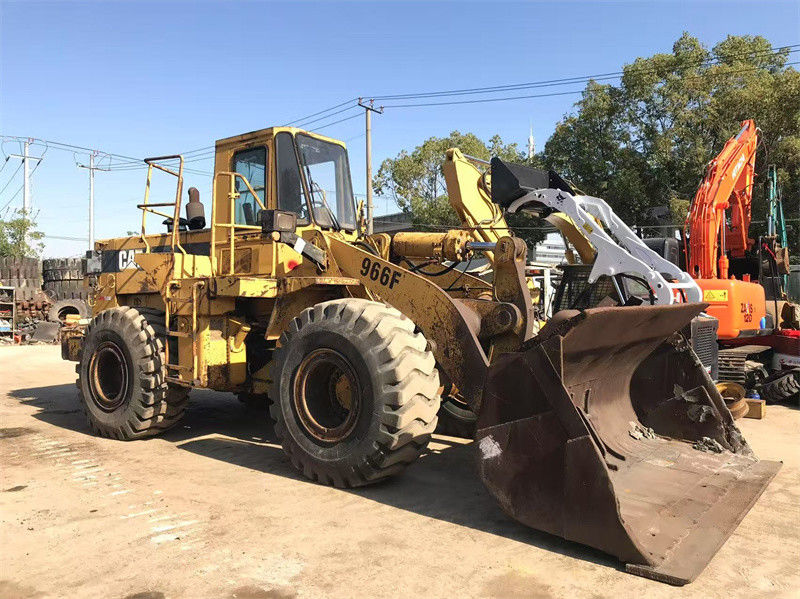 원본 페인트 사용 된 CAT 966F 휠 로더 중고 Caterpillar CAT 966 전면 로더