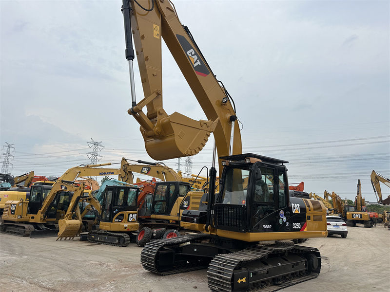 25 톤 사용 된 발굴기 Cat 325D 사용 된 Caterpillar CAT 320 325 330 크롤러 발굴기