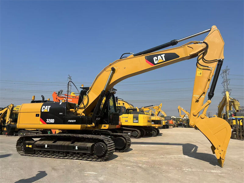 Used Caterpillar 320D Excavator with Caterpillar C6.4 Engine and 1.2m3 Bucket Capacity for Heavy-Duty Construction