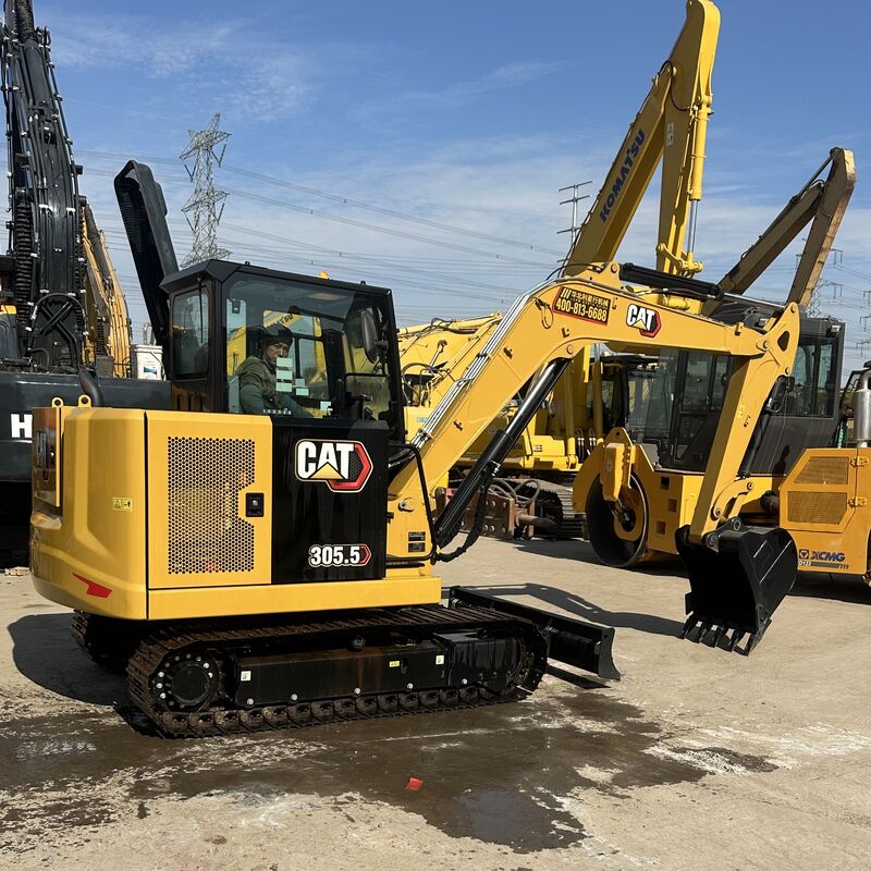 신형 CAT 305.5 굴삭기 5.5톤 Caterpillar 305.5 미니 크롤러 굴삭기
