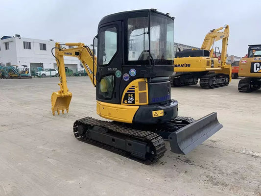 작은 사용된 일본 굴삭기 PC35MR-2 사용된 코마츠 굴삭기 PC35