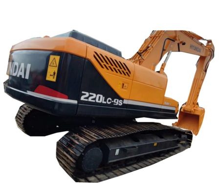 22대 톤 220LC-9S 사용된 현대 굴삭기 크롤러 뒤삽 굴착기