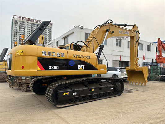 사용 된 Caterpillar CAT 330D 크롤러 발굴기 30 톤 대형 건설 프로젝트