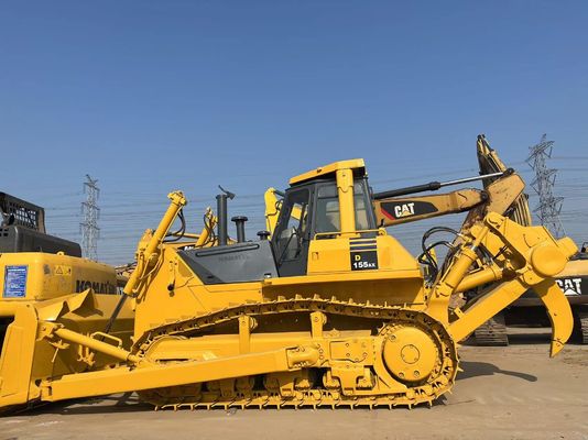 사용 된 코마쓰 D155AX-5 크롤러 트랙터 코마쓰 D155A 볼도저 기계