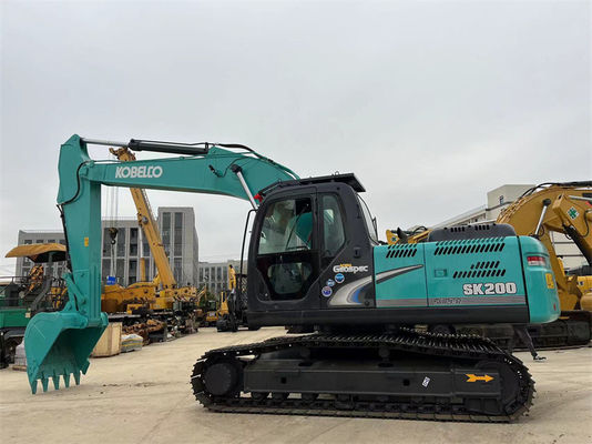 일본 사용된 Kobelco SK200-8 발굴기 20톤 Kobelco 광산 발굴기
