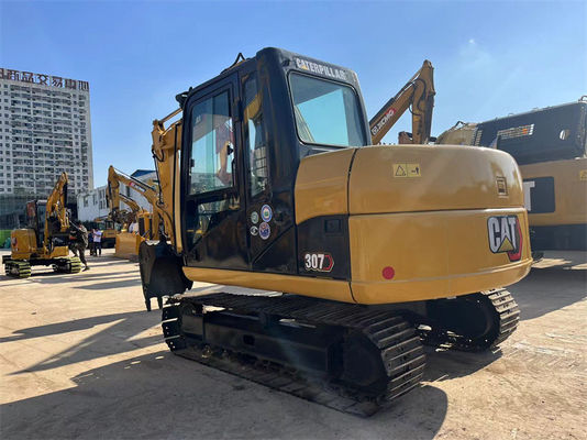 사용 된 CAT 307D 발굴기 7 톤 Caterpillar 307 크롤러 미니 발굴기
