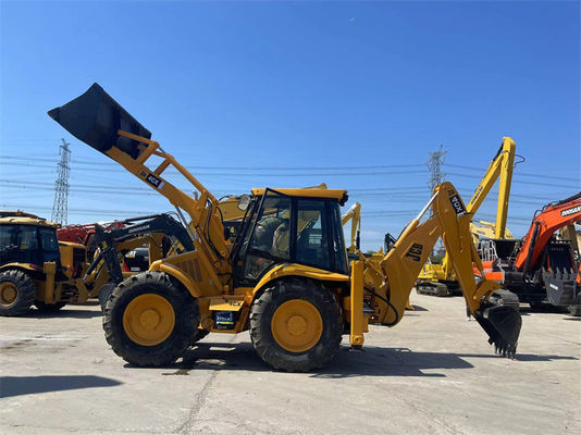 원산지 미국 사용 된 JCB 4CX 배크호 로더 중고 JCB 4CX 휠 배크호 로더