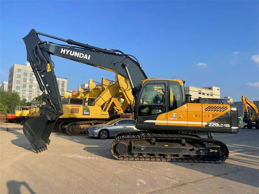 22 톤 사용 된 현대 R220LC-9S 발굴기 현대 220 광산 발굴기