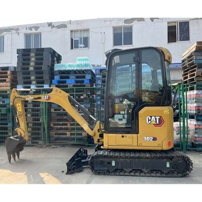 원본 사용 된 CAT 302E 미니 디거 Caterpillar 302 미니 크롤러 발굴기