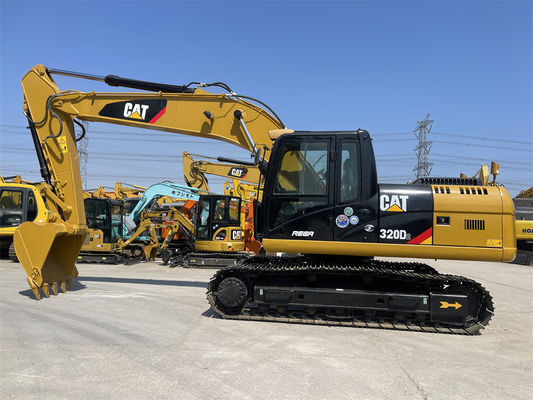 사용 된 Caterpillar 320D2 발굴기 20 톤 중형 고양이 발굴기