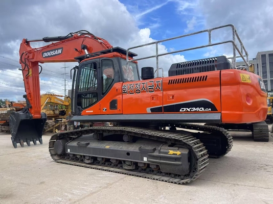 고성능 사용된 Doosan DX340LCA 발굴기 중고용 Doosan 발굴기