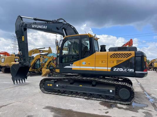 사용 된 현대 R220LC-9S 발굴기 22T 크롤러 1.2m3 버킷